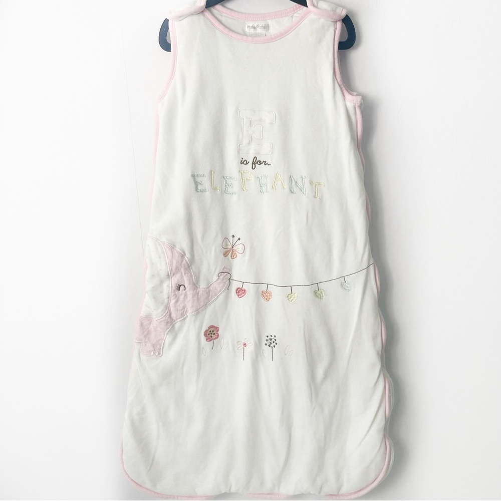 Pitter Patter E for Elephant Snuggle Bag Sz 18-24M